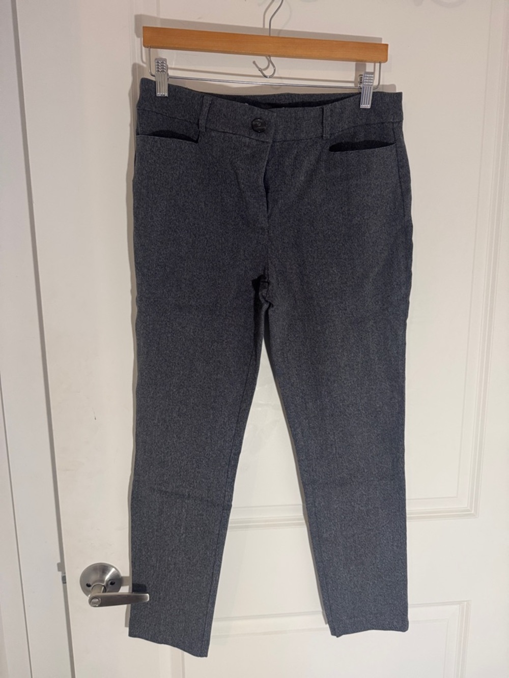 LOFT Dark Gray Dress Pants - Skinny